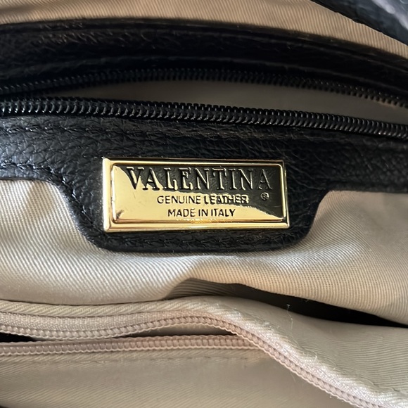 Valentina Black and Tan Shoulder Bag - Picture 8 of 13